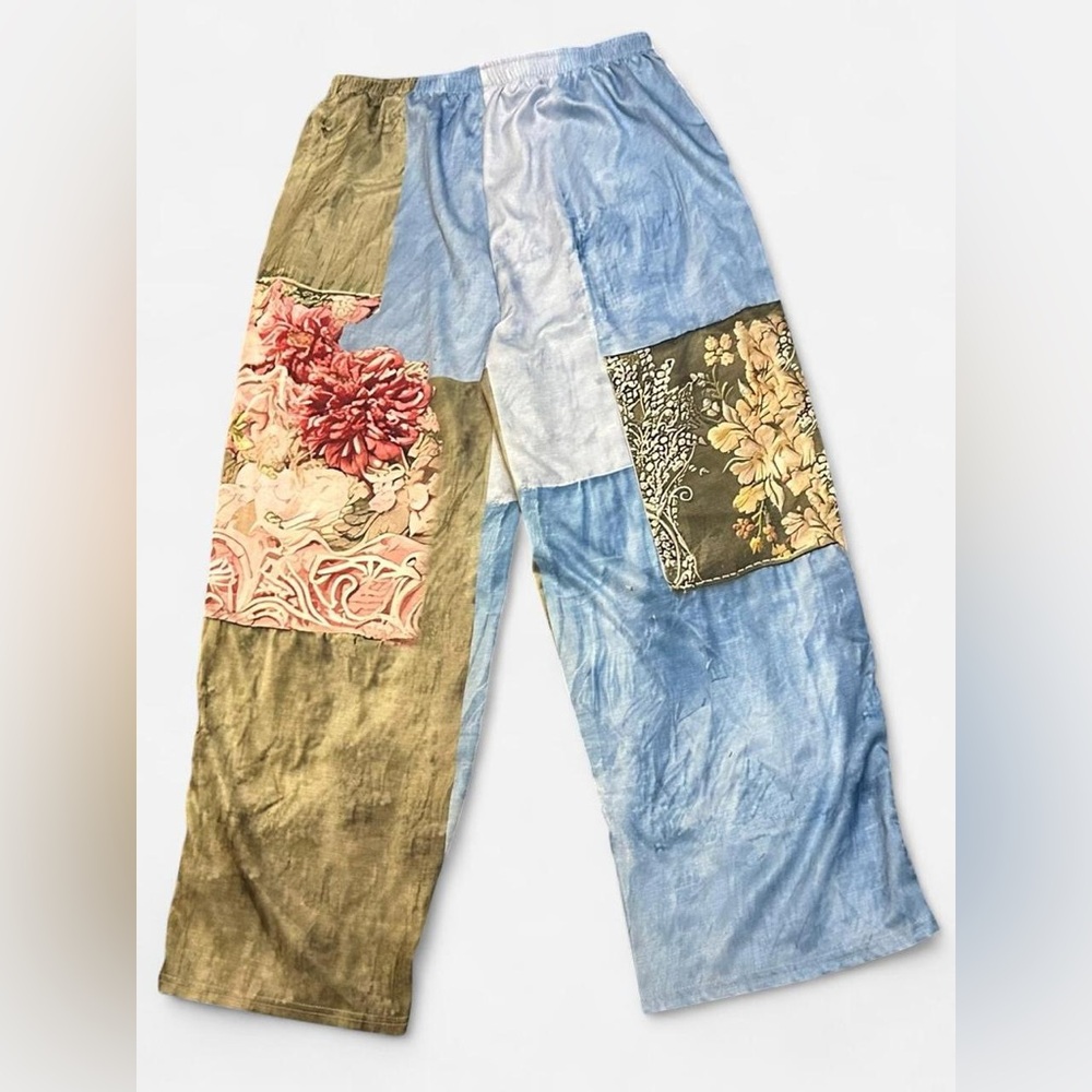 Patchwork styled pants - Picture 3 of 4